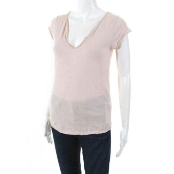 Zadig & Voltaire Tunisian Skull Tee Blush Pink XS - Picture 3 of 8